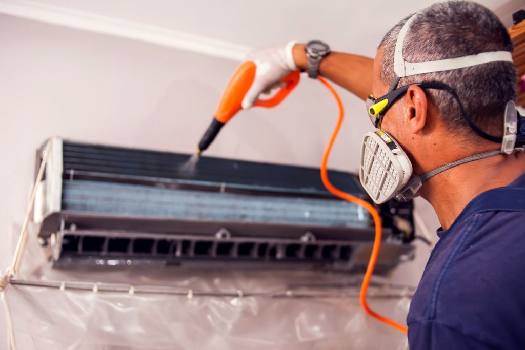 ac hvac coil cleaning system