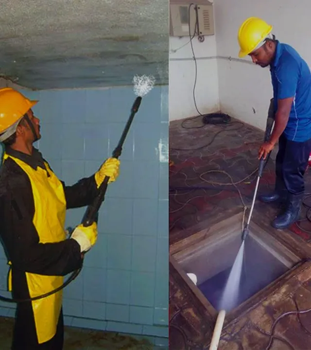 water tank cleaning