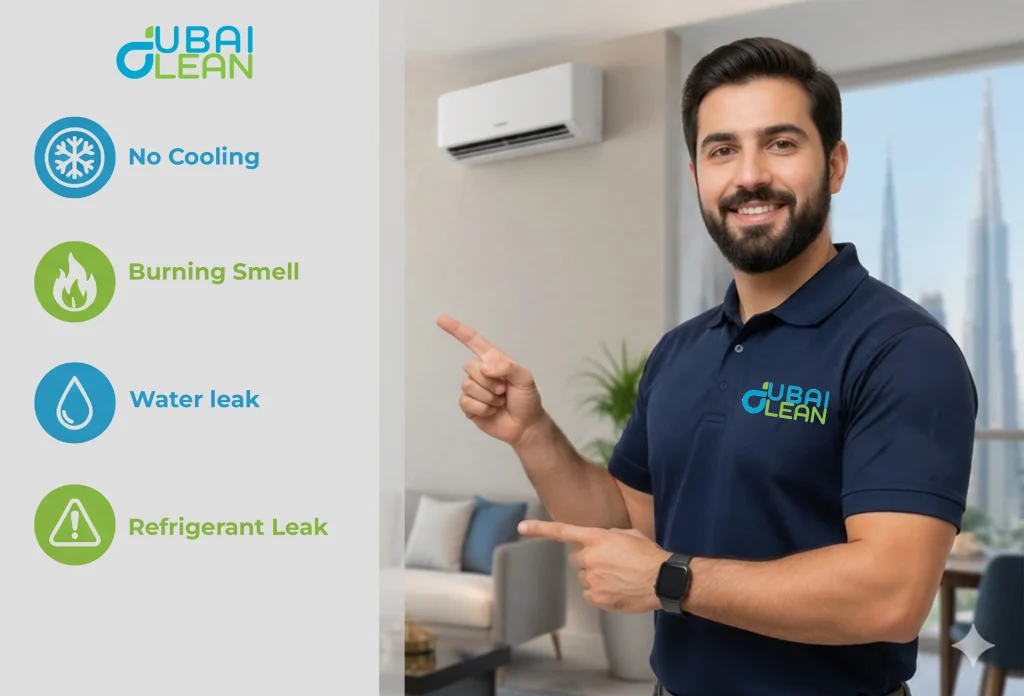 AC repair cost and problem comparison chart