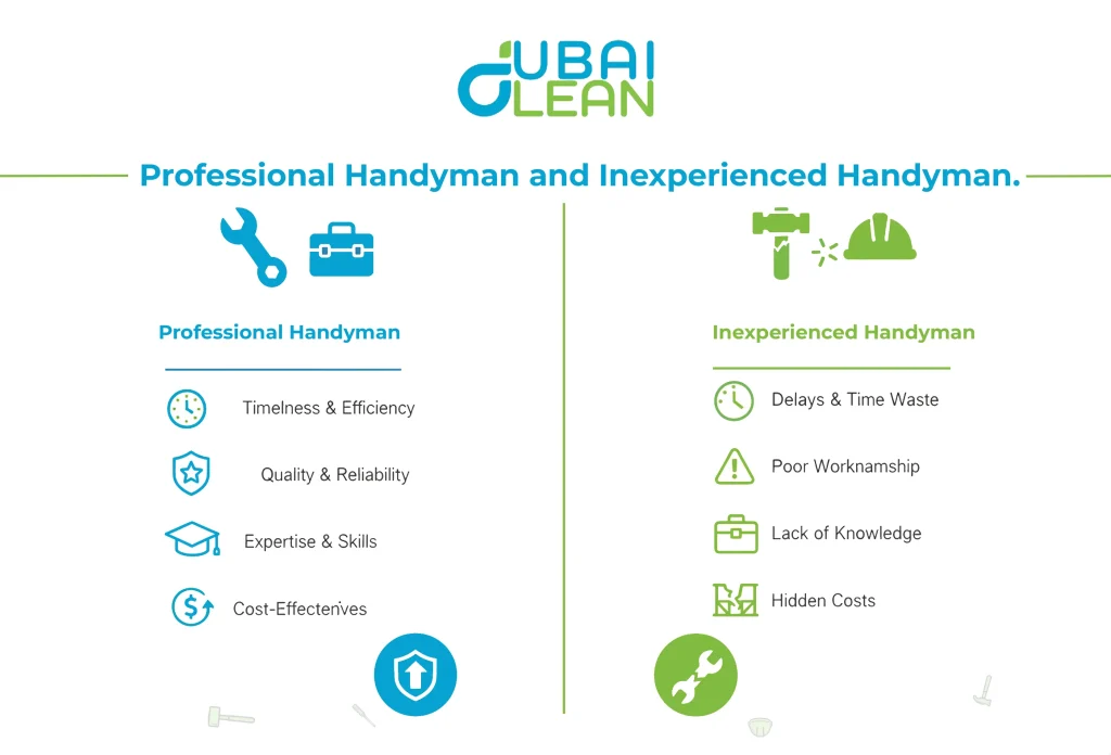 Professional handyman comparison chart