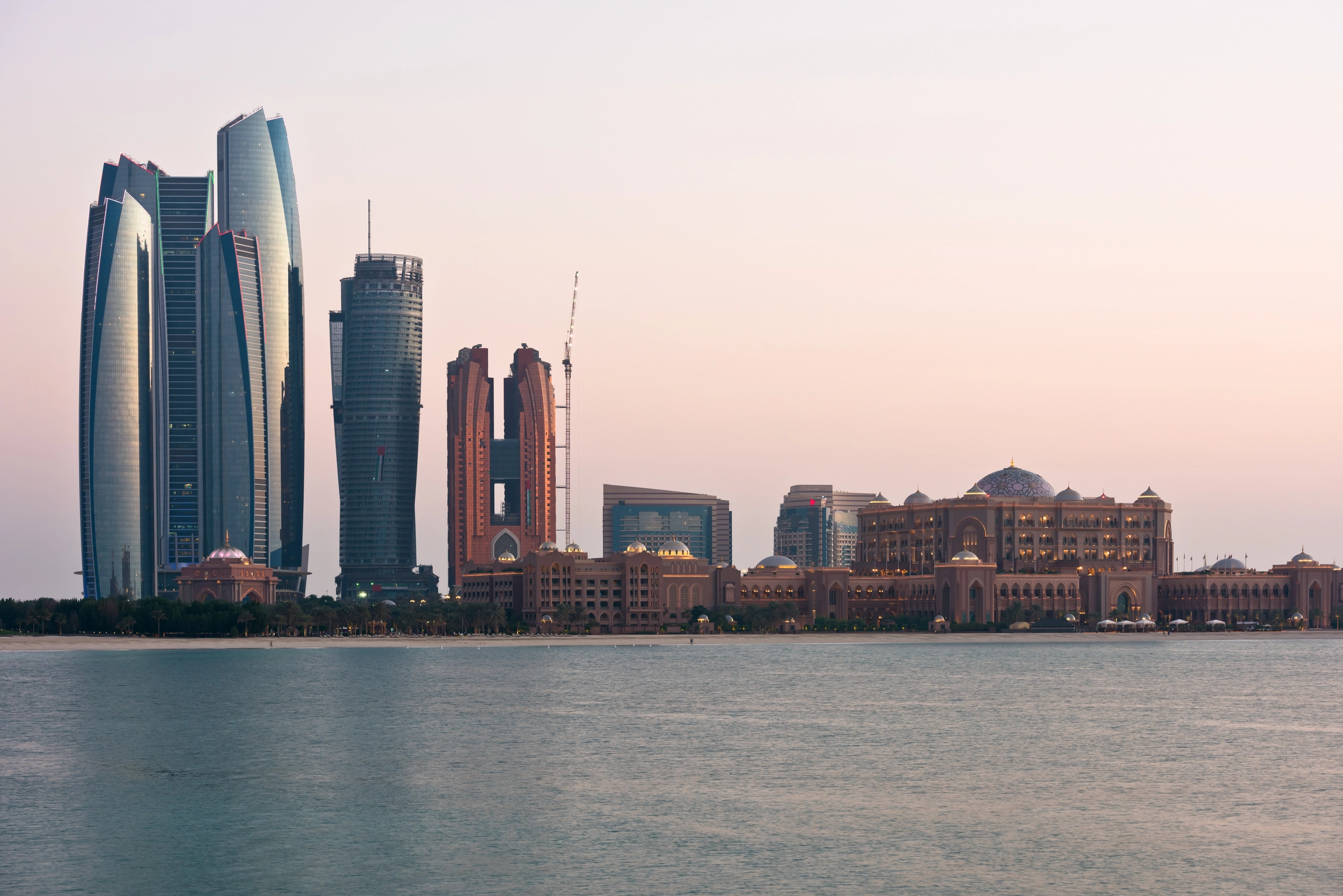 abu dhabi buildings skyline from the sea 2024 12 16 06 44 50 utc 50