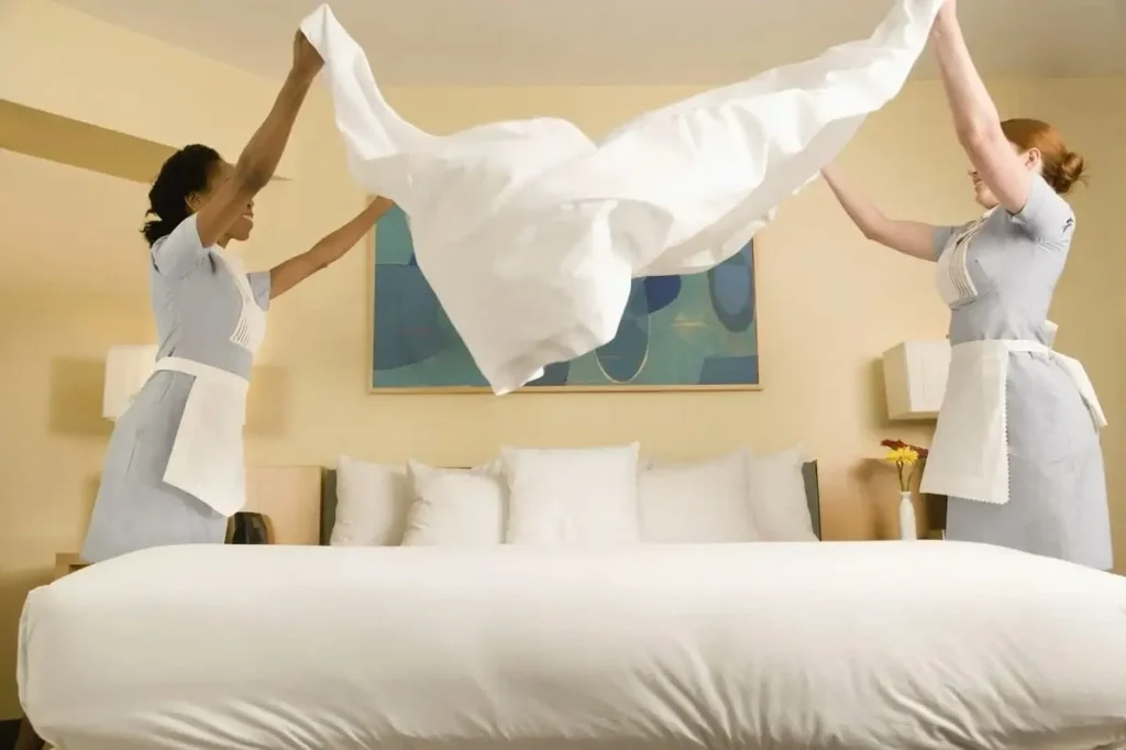 Guest room cleaning