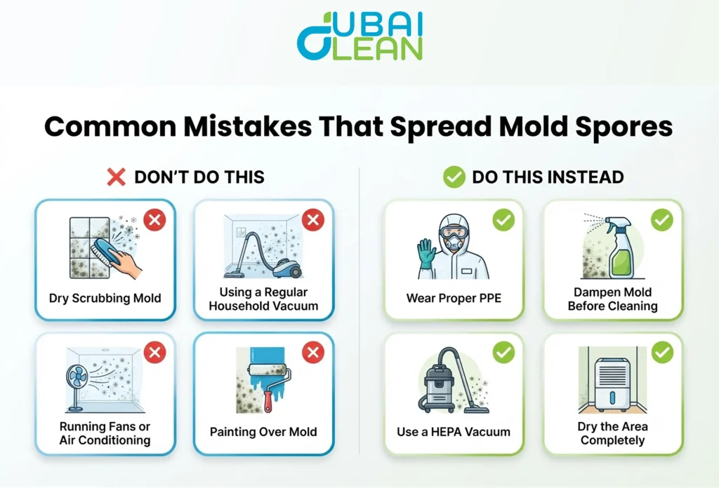 How to Clean Mold Without Spreading Spores