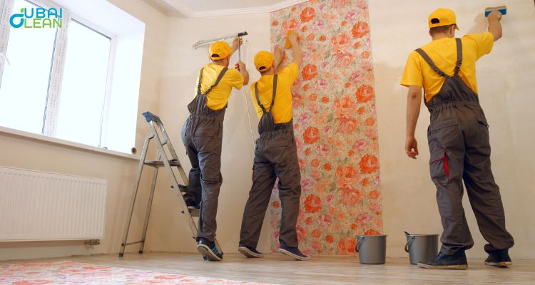 wallpaper fixing dubai professional installation