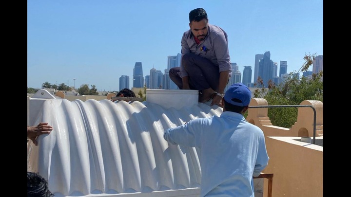 water tank cleaning