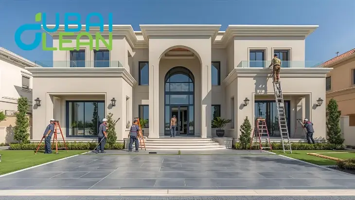 villa painting in front dcs