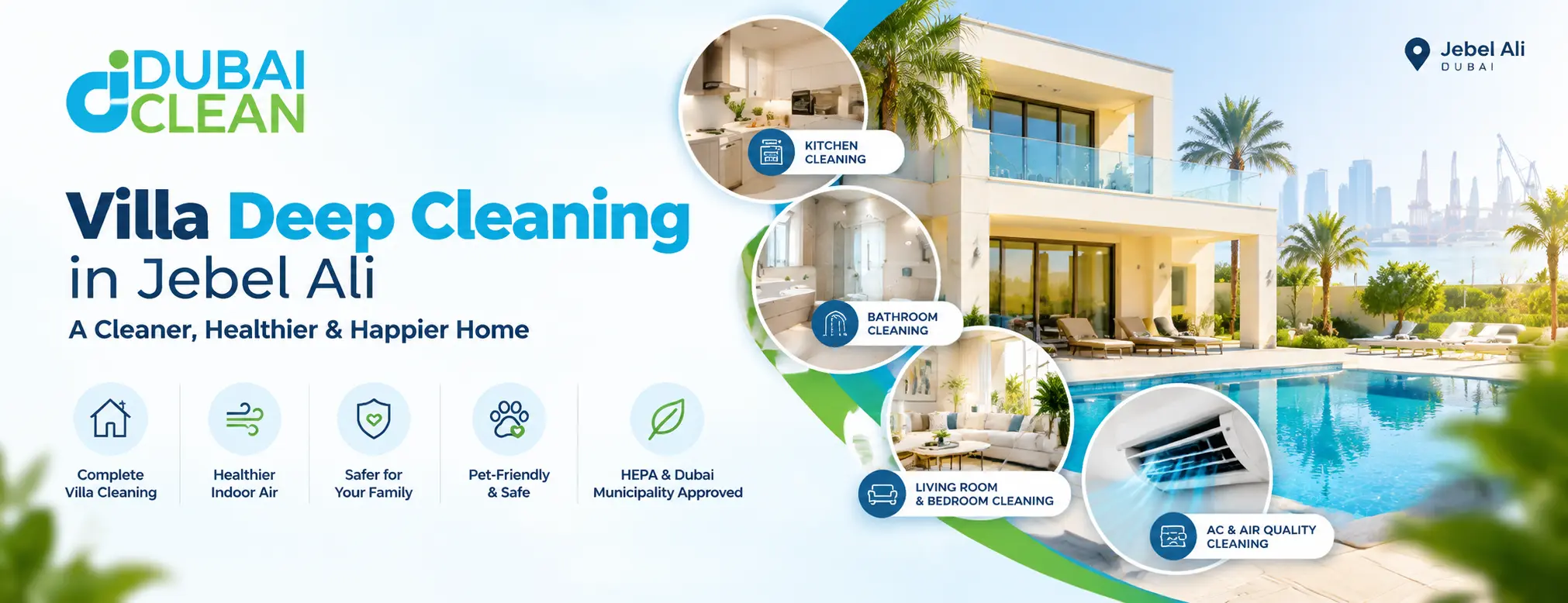 Villa Deep Cleaning Services in Jebel Ali Village – DubaiClean