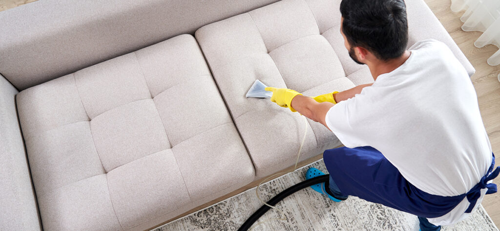 best way to clean a sofa at home