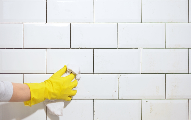 how to clean construction dust from tile floors