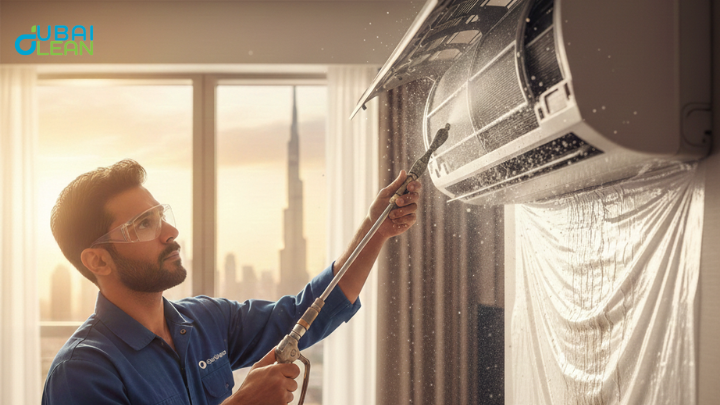 Inside AC Coil Cleaning