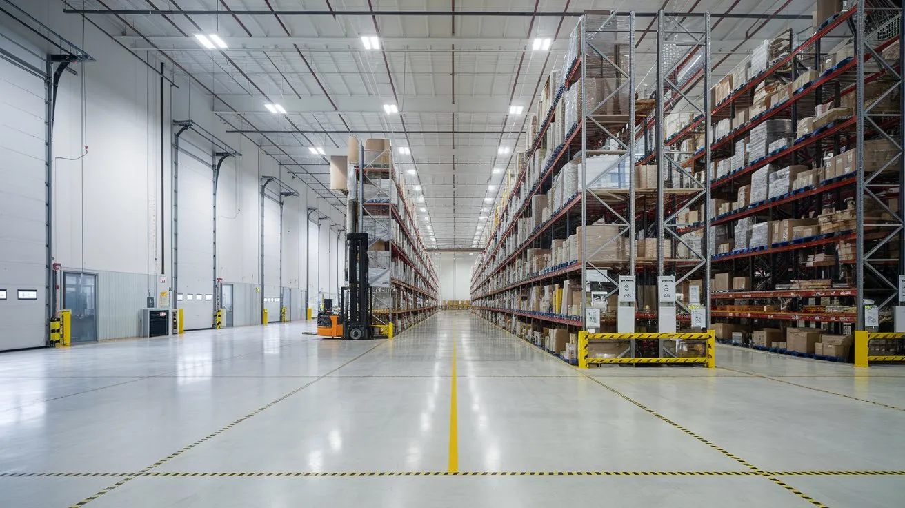 an illustration of shining warehouse