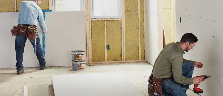 gypsum partition and installation