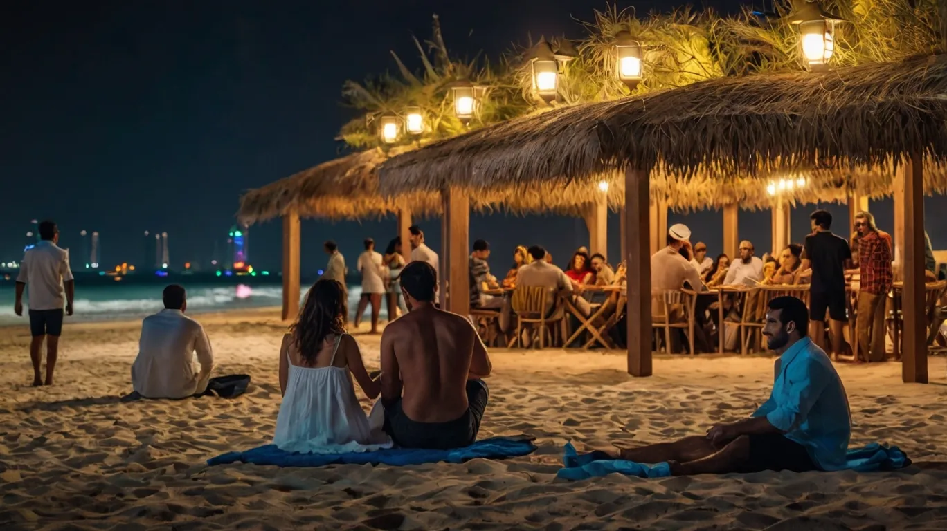 best night beaches in dubai 247 open beaches, jumeirah, marina & more