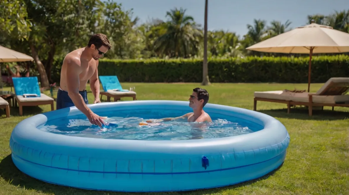can you put chlorine in an inflatable pool (3)