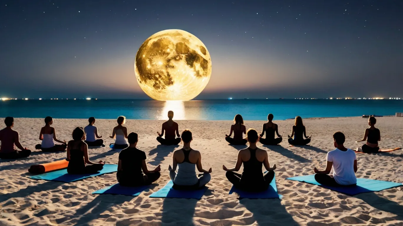 full moon beach yoga sessions in dubai best night yoga spots (1)
