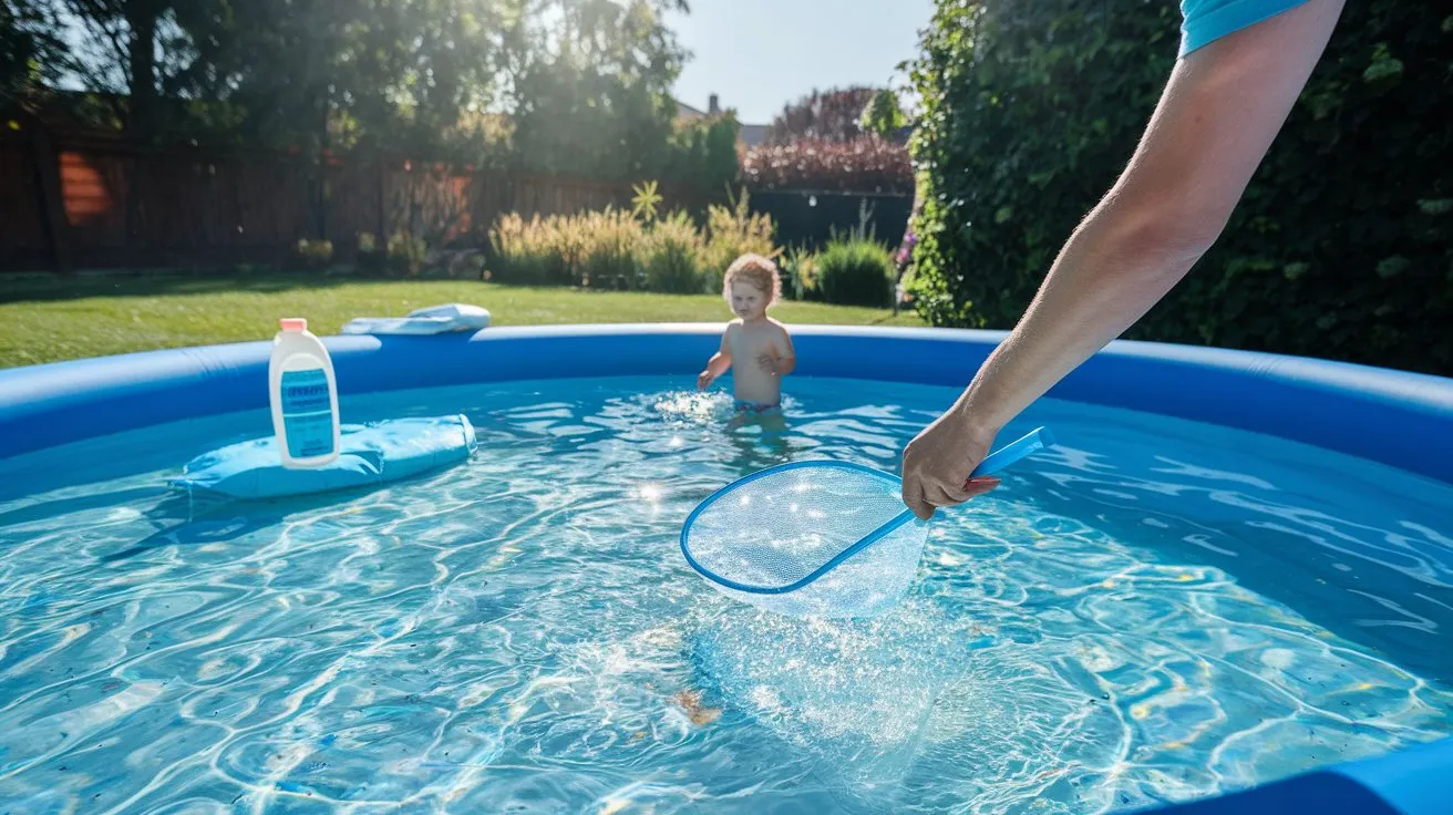 how to keep inflatable pool water clean (3)