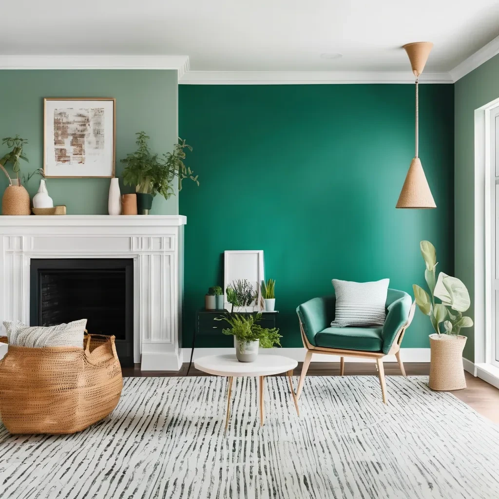 Green wall painting services 