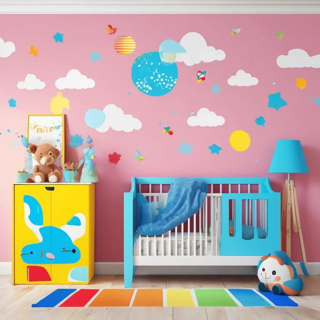 Pink wall designs and color pastels