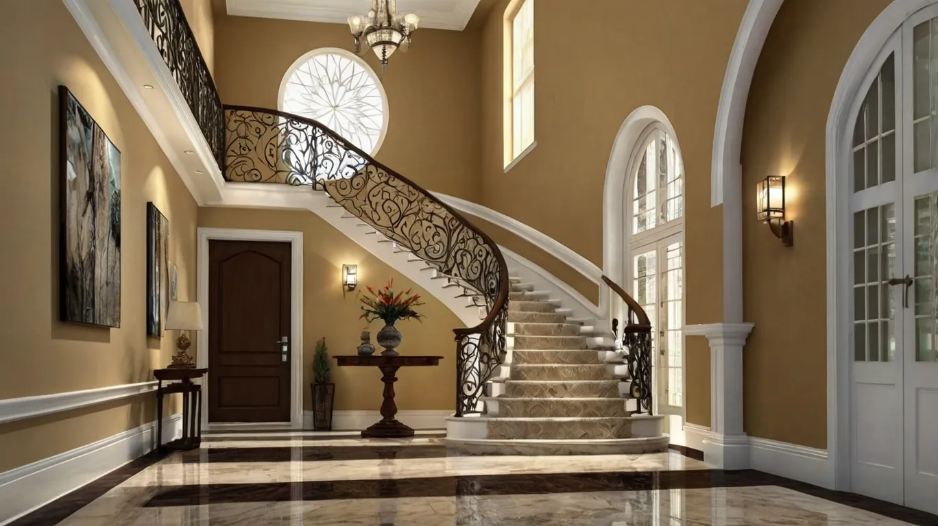 professional hallway & stairway painting services in dubai (1)