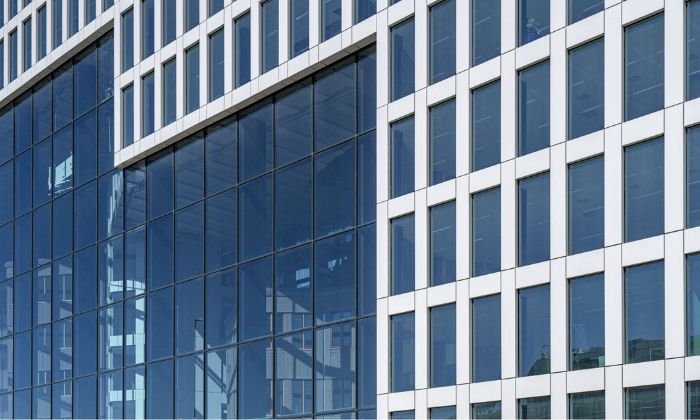 clean building facade