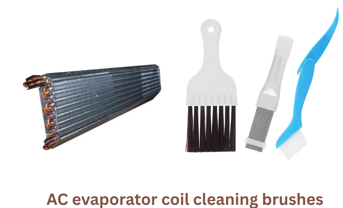 AC Evaporator Coil Cleaning Brush