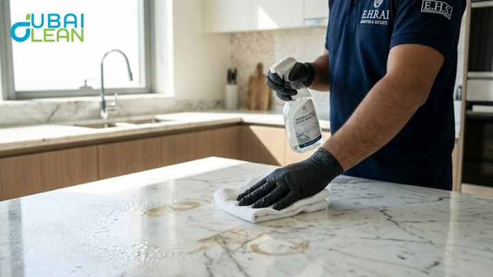 marble cleaning team