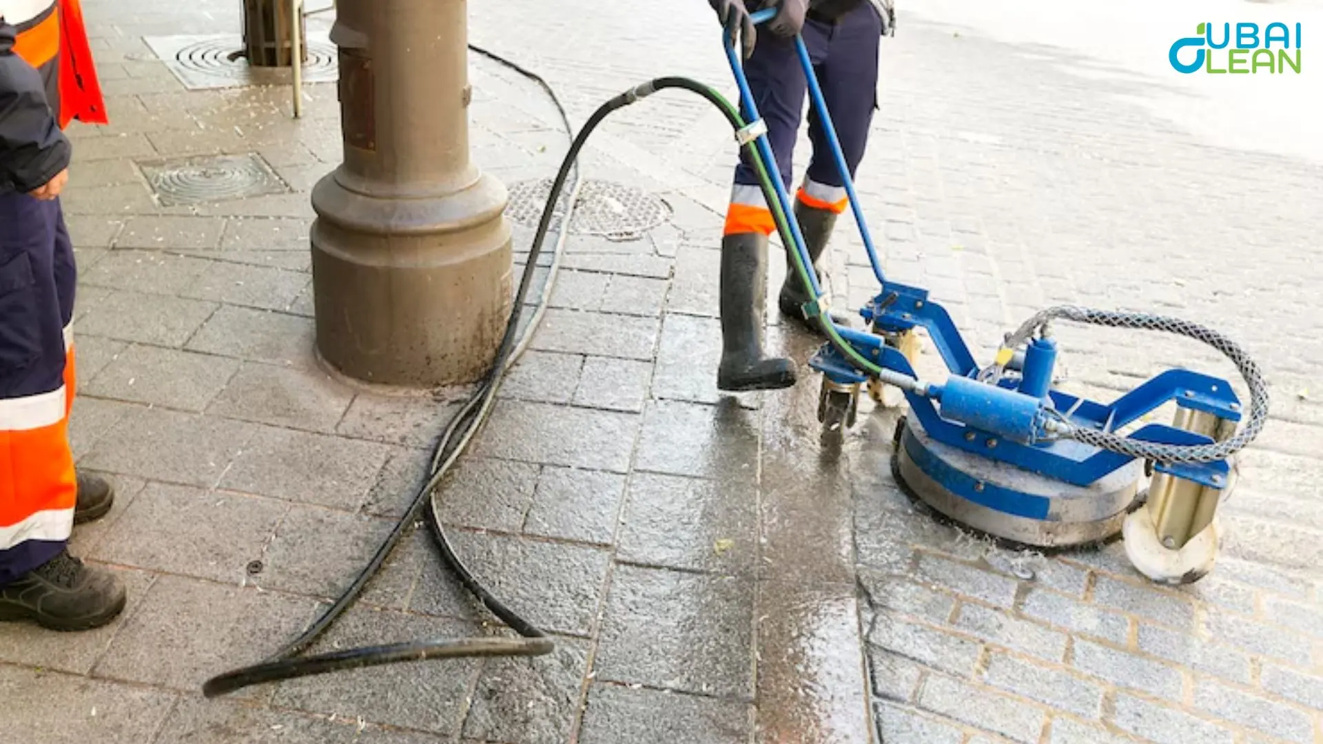 Concrete floor cleaning company Dubai professional service polished floors maintenance