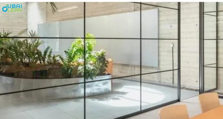 Glass partition being installed by a professional compared to a DIY setup