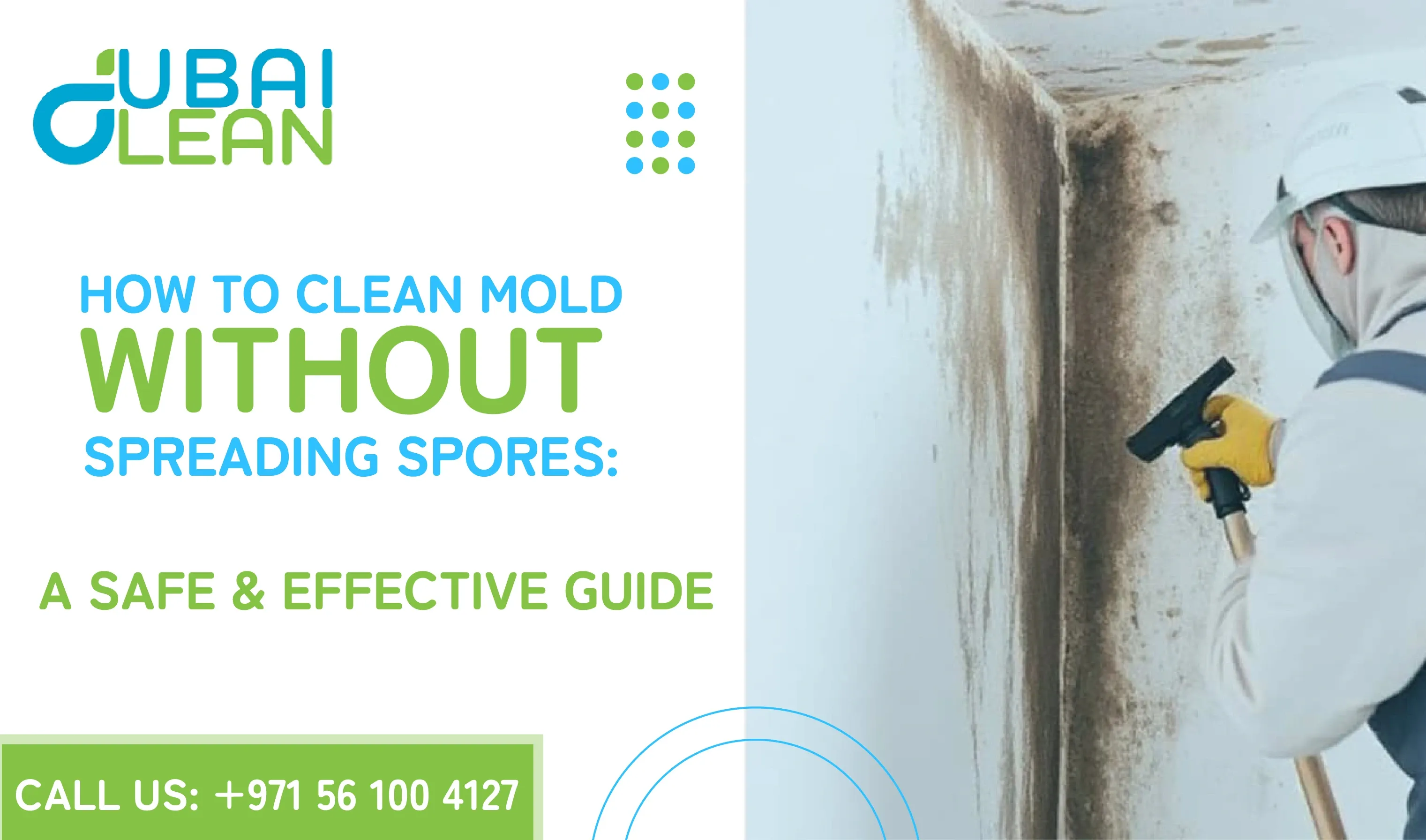how to clean mold without spread