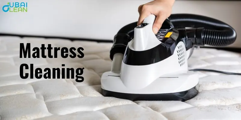 Professional mattress cleaning Dubai UV steaming service removing dust mites allergens from bedroom mattress