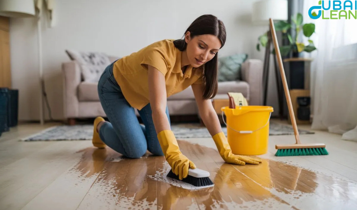 Wooden floor cleaning dubai