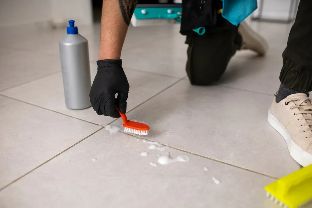 bathroom title grout cleaning dcs 2