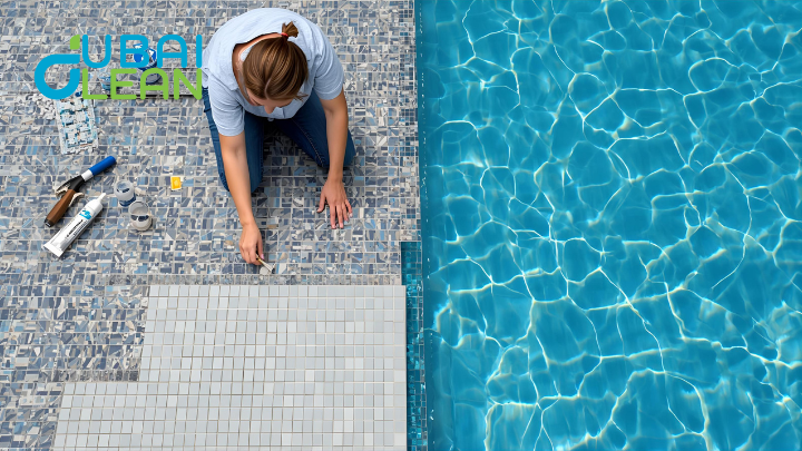 pool tile installation