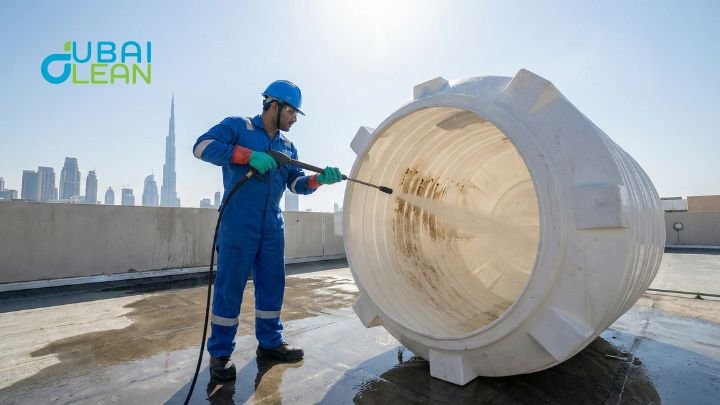summer water tank cleaning dubai, dirty water tank