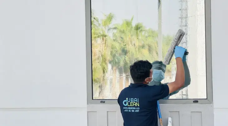 villa window glass cleaning services nad al hamar dcs