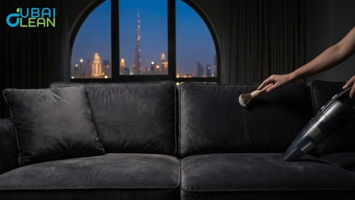 dust buildup on sofas