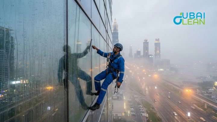 Dubai December Humidity Causing Window Streaks