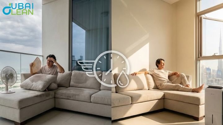 frustrated with slow sofa drying