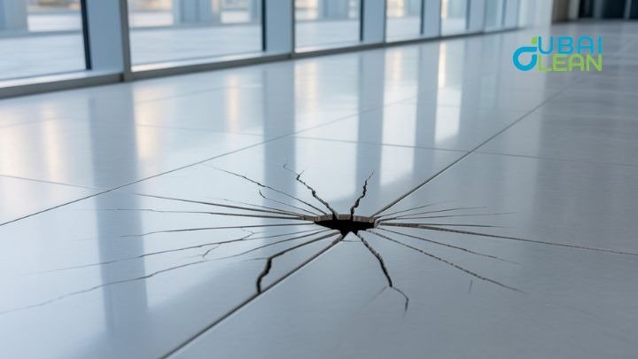 Tile Cracks in Winter