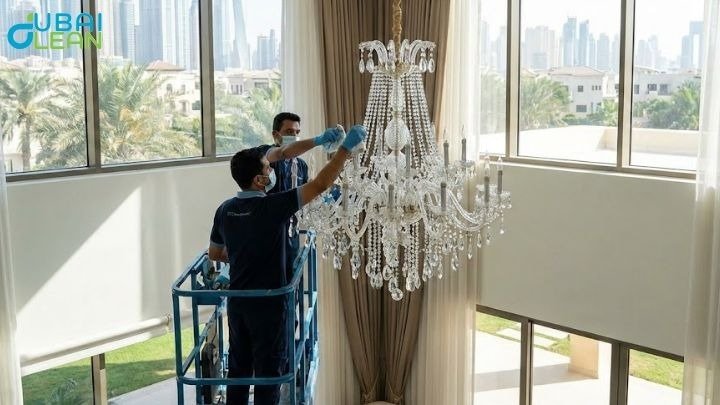 Fragile Chandelier Cleaning Dubai