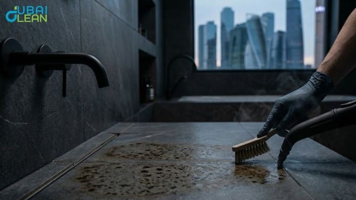 Professional grout cleaning