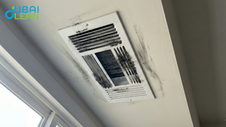 black residue in ducts, Dubai home air quality