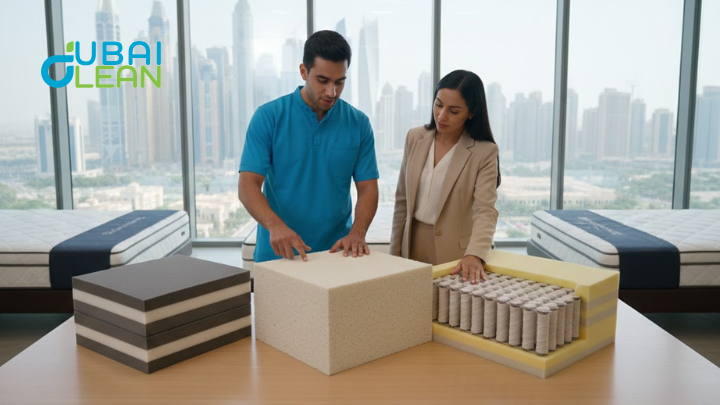 Foldable mattress showing comfort and support