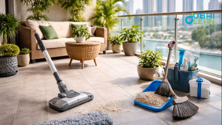 How to Clean a Balcony Without Water
