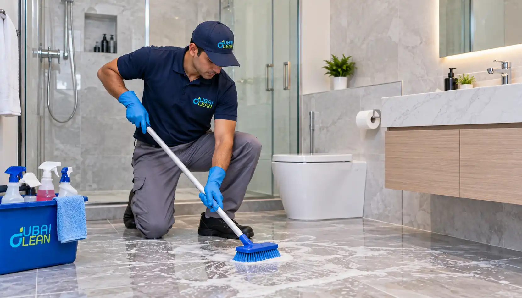 Bathroom Deep Cleaning-DubaiClean-Service