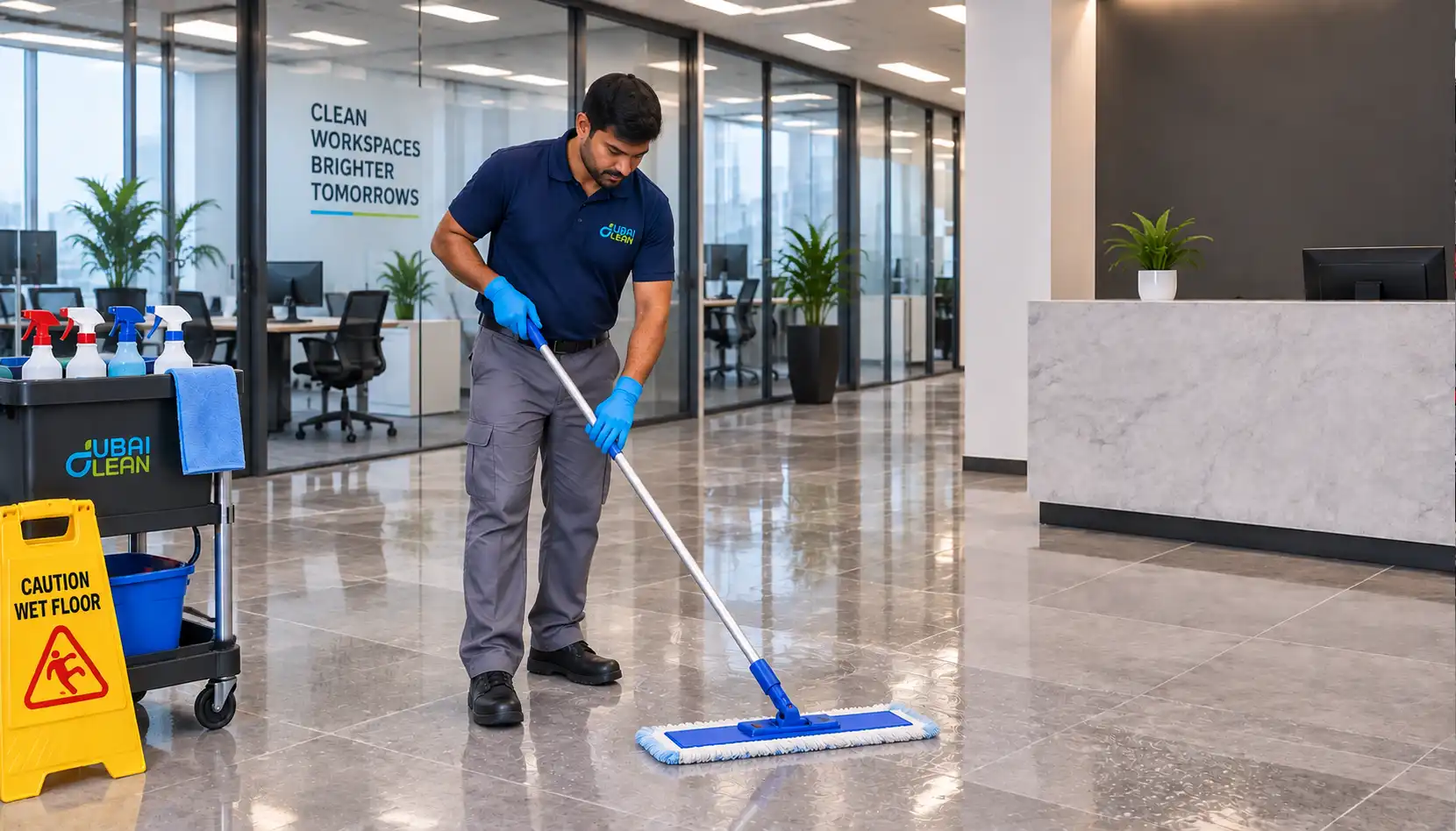 Commercial Deep Cleaning-DubaiClean-Service