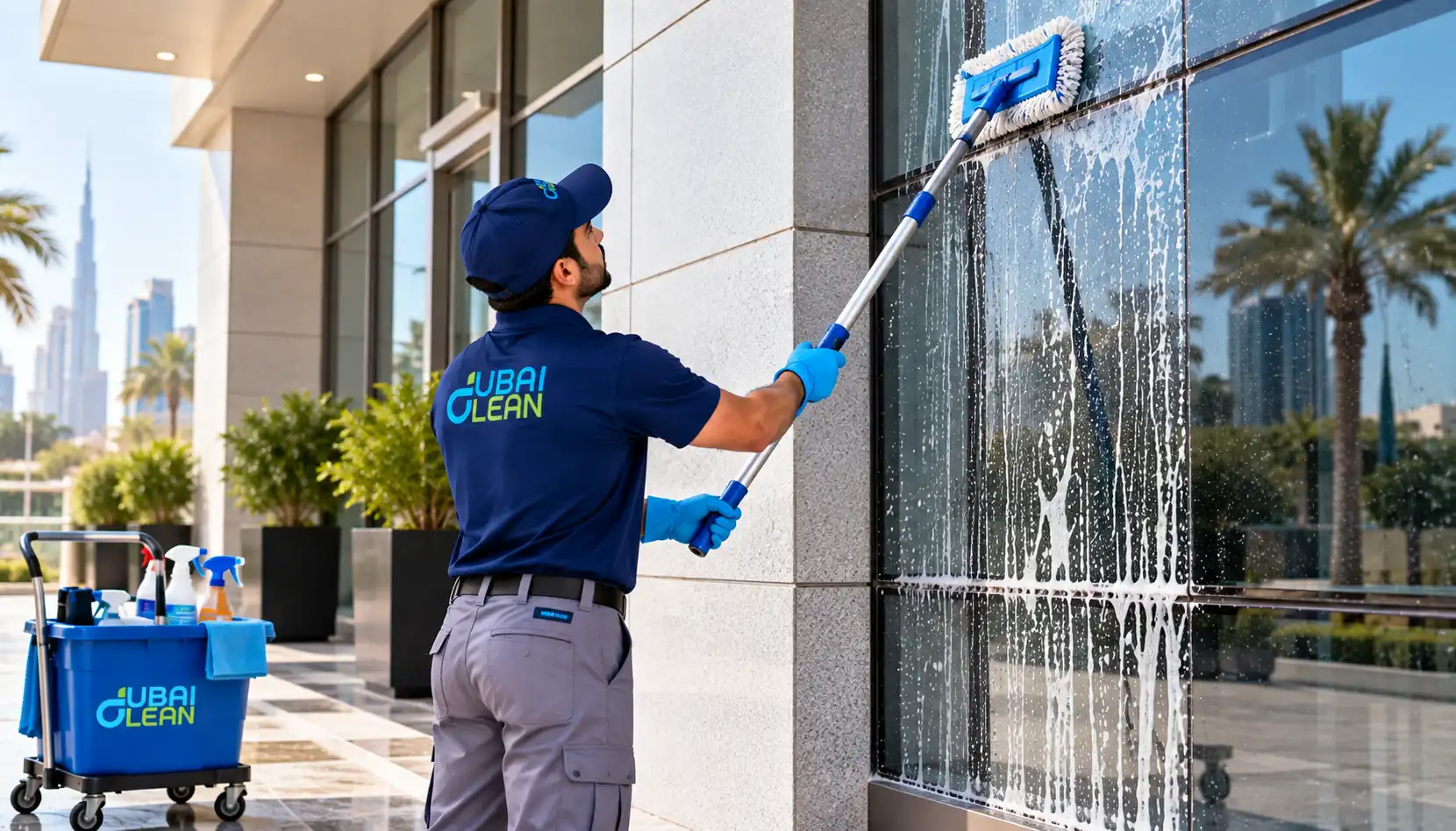 Facade Cleaning-DubaiClean-Service