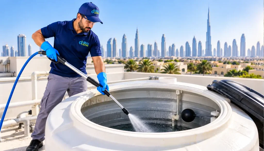 Water tank cleaning services in Dubai