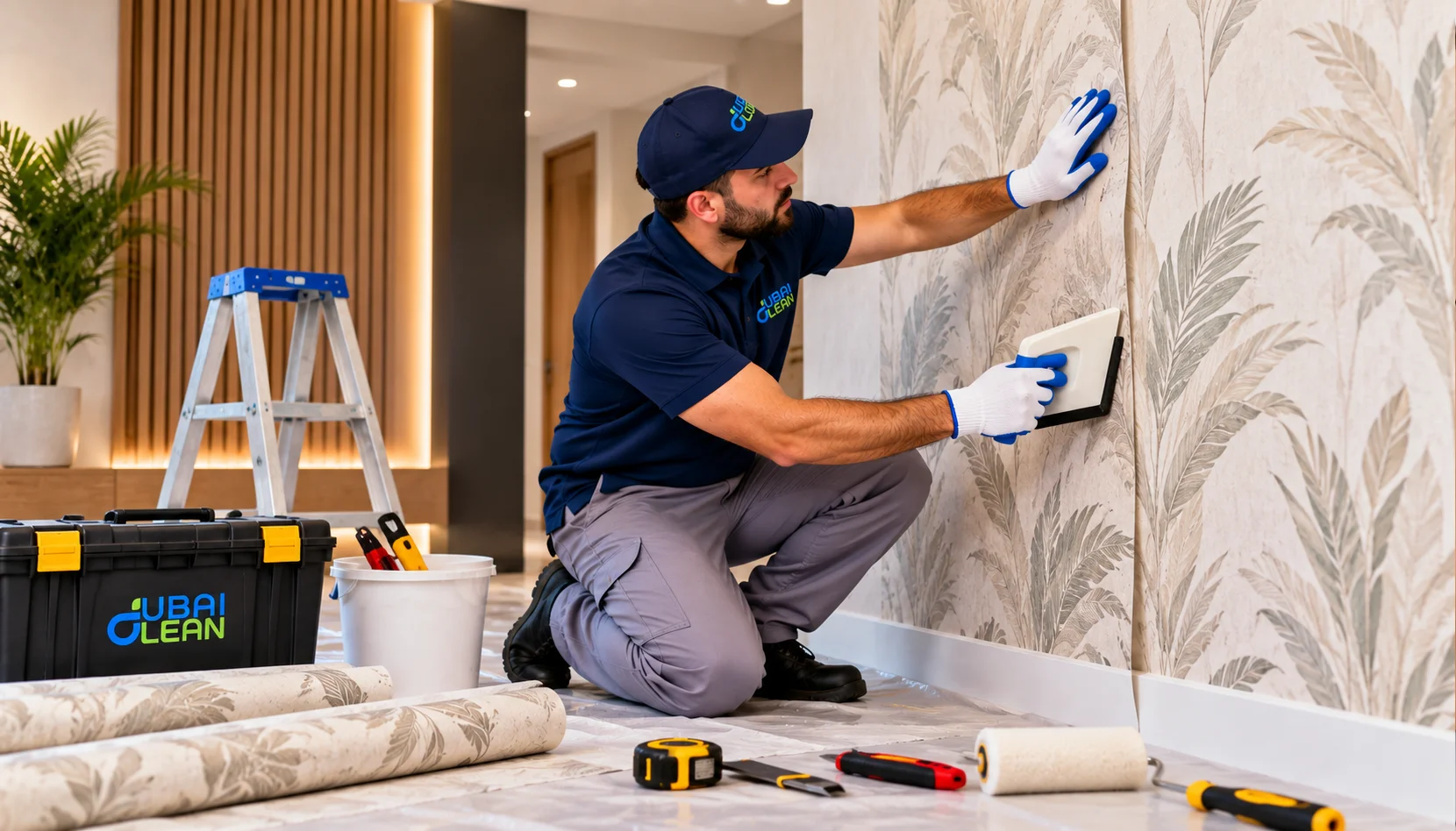 Wallpaper Fixing-DubaiClean-Service
